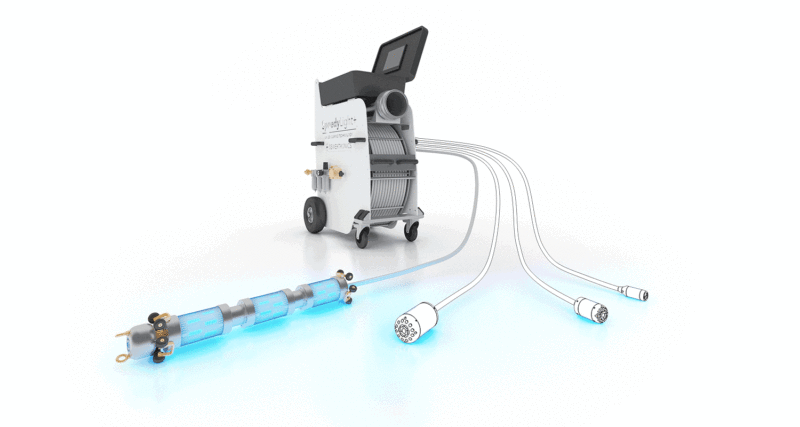 ⁦SpeedyLight-מערכת לשירוול קווי ביוב בשיטת UV LED⁩ – תמונה ⁦2⁩